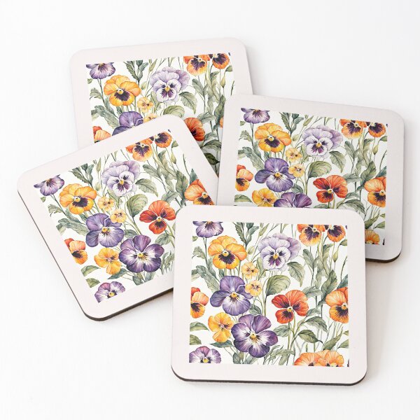Item preview, Vibrant Pansy flowers #1 designed and sold by Helios Be. Lavsh.