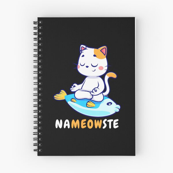 Item preview, Yoga Cat Nameowste Meditation Zen Kitten Namaste Funny designed and sold by KatheWanda.