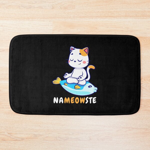 Item preview, Yoga Cat Nameowste Meditation Zen Kitten Namaste Funny designed and sold by KatheWanda.