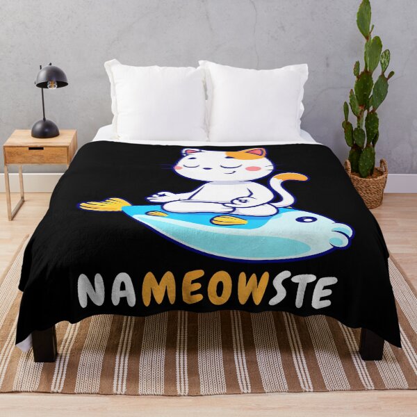 Item preview, Yoga Cat Nameowste Meditation Zen Kitten Namaste Funny designed and sold by KatheWanda.
