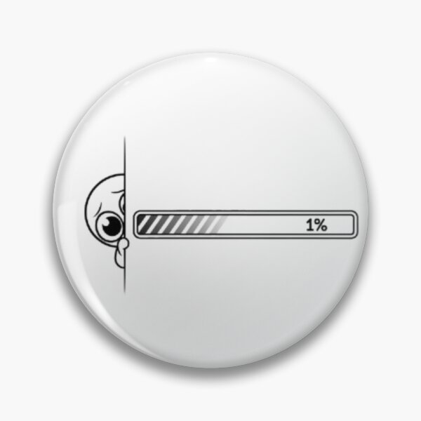 Item preview, Sozialer Akku: 1% – Lustiges Introvertierten-Meme | Minimalistisches Design designed and sold by Qusai998.