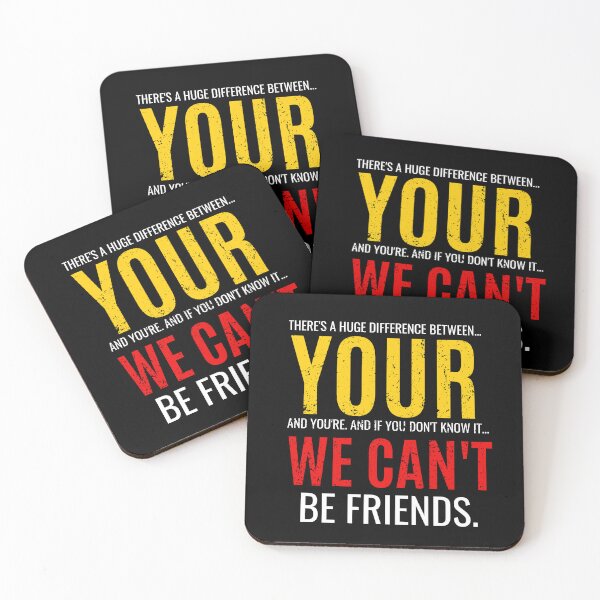 Item preview,  Grammar Matters: Your vs. You’re – Funny Quote Design designed and sold by AleriaBate.