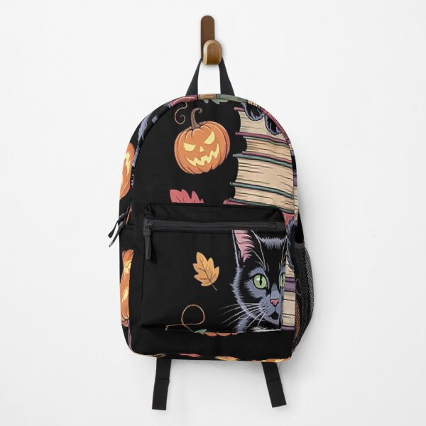 Item preview, Feline Magic On Books And Pumpkins designed and sold by mandiana.