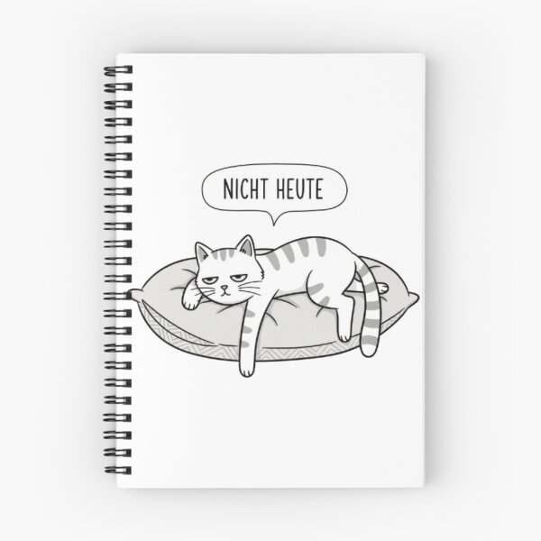 Item preview, Nicht heute – Fauler Kater Meme | Süßes Cartoon-Design designed and sold by Qusai998.
