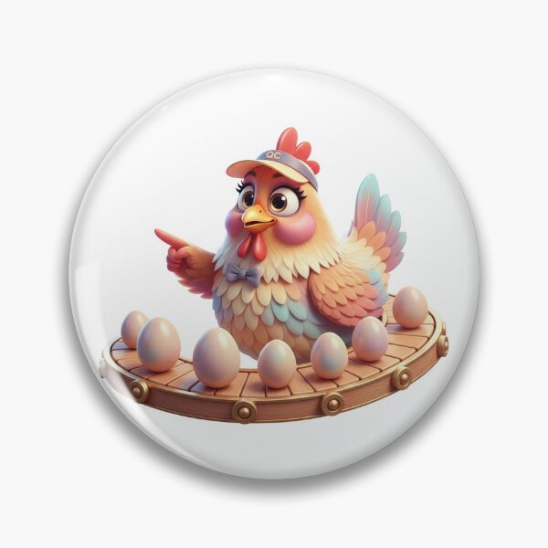 Item preview, Funny Chicken Quality Control Egg Inspector designed and sold by vk09.