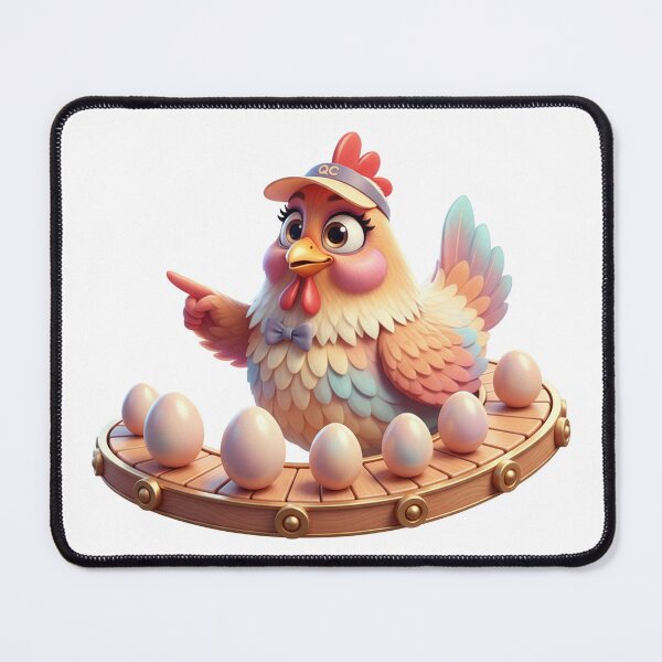 Item preview, Funny Chicken Quality Control Egg Inspector designed and sold by vk09.