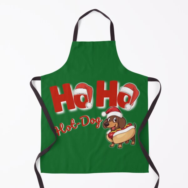 Item preview, Ho Ho Hot Dog - Funny Food Christmas Pun designed and sold by Ivy-Triggs.
