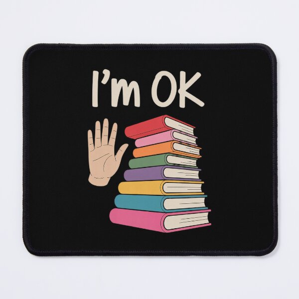 Item preview, Reading Books Librarian Reader Nerd I'm Ok Teacher School  designed and sold by VerseFarm.