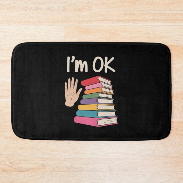 Item preview, Reading Books Librarian Reader Nerd I'm Ok Teacher School  designed and sold by VerseFarm.