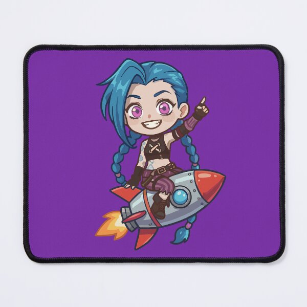 Item preview, Chibi Jinx Arcane Riding a Rocket designed and sold by Brudy-R.