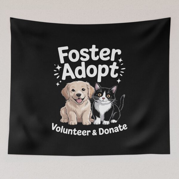 Item preview, Save Pet Foster Adopt Volunteer Donate, Dog and Cat Rescue  designed and sold by RsFilsingerArt.