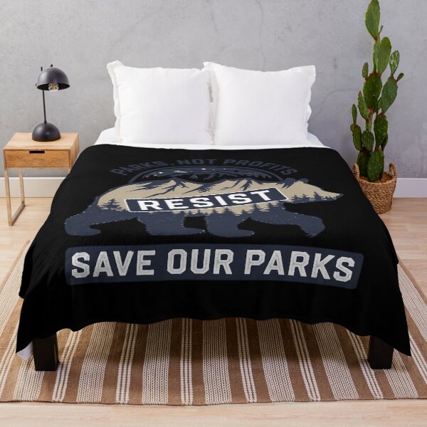 Item preview, Resist Save Our Parks Alt US National Parks Bear Nature  designed and sold by VerseFarm.