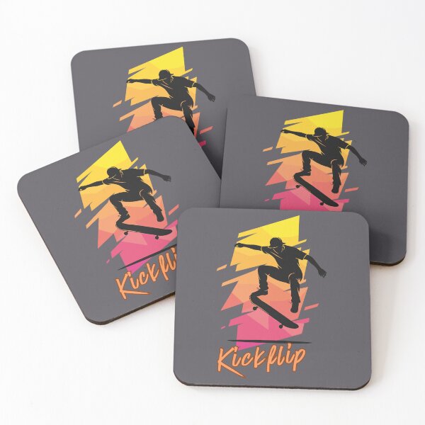 Item preview, Aesthetic Kickflip Skate Silhouette designed and sold by Szpaku desart .