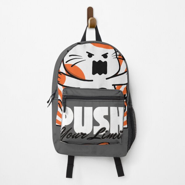 Item preview, PUSH Your Limit Angry Cat - Fierce Motivation Graphic Design designed and sold by ConfuseLab Alt.