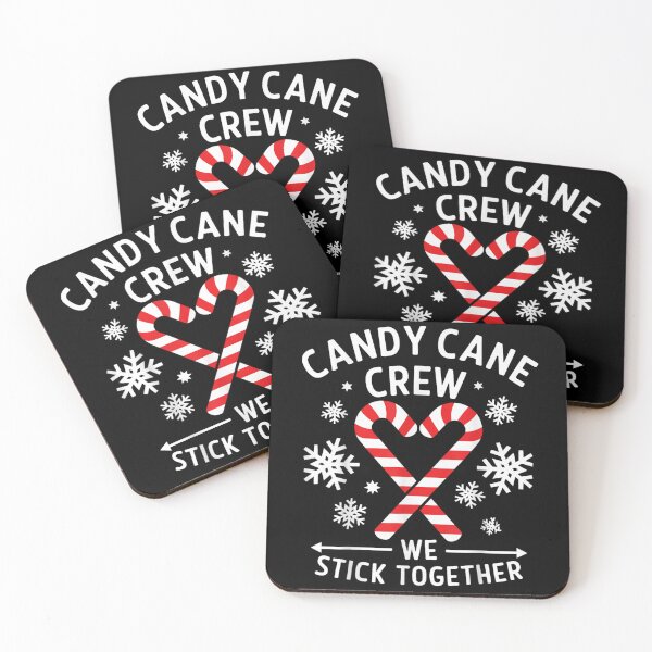 Item preview, Candy Cane Crew We Stick Together Cute Christmas Friends Teamwork designed and sold by JolinChinn.