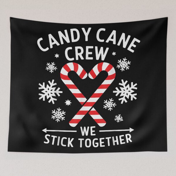 Item preview, Candy Cane Crew We Stick Together Cute Christmas Friends Teamwork designed and sold by JolinChinn.