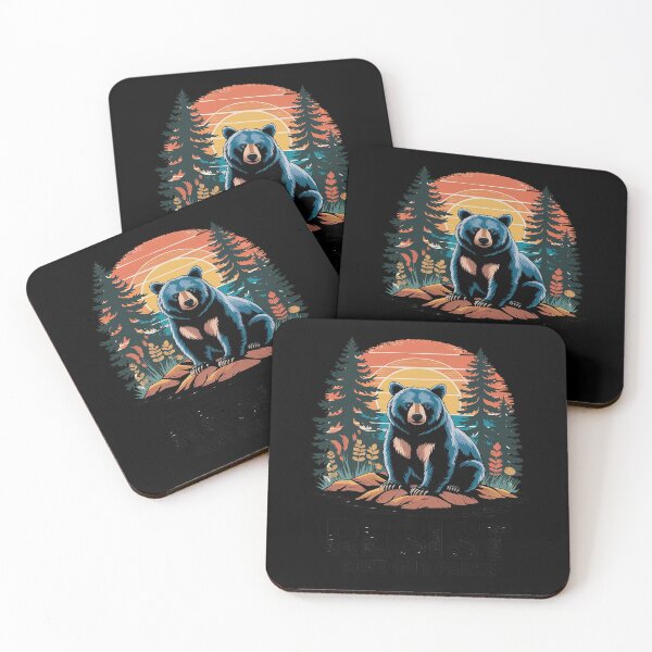 Item preview, Resist Save Our Parks Alt US National Parks Bear Nature 1  designed and sold by VerseFarm.