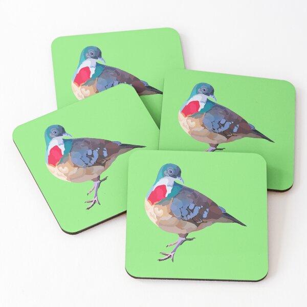 Artikelvorschau, B steht für Bleeding Heart Dove, Bleeding Heart Dove Artwork – Beeindruckende tropische Vogelillustration und exotisches Wildtierdesign entworfen und verkauft von PrettylittlepastelUk.