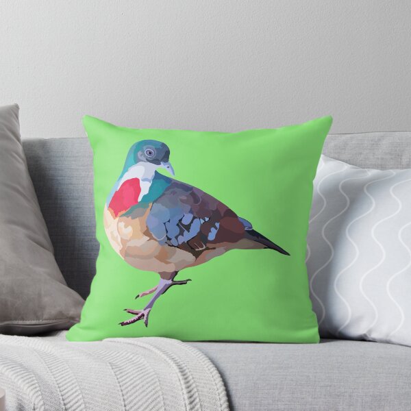 Artikelvorschau, B steht für Bleeding Heart Dove, Bleeding Heart Dove Artwork – Beeindruckende tropische Vogelillustration und exotisches Wildtierdesign entworfen und verkauft von PrettylittlepastelUk.