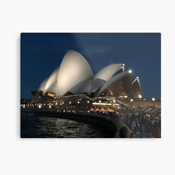 Sydney opera house at night Metal Print