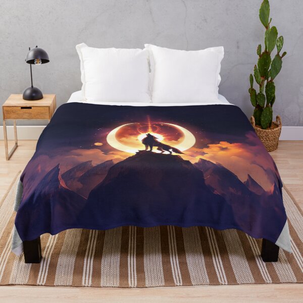 Item preview, Dark Wolf Against Red Sunset Sky designed and sold by Christian Weiss.