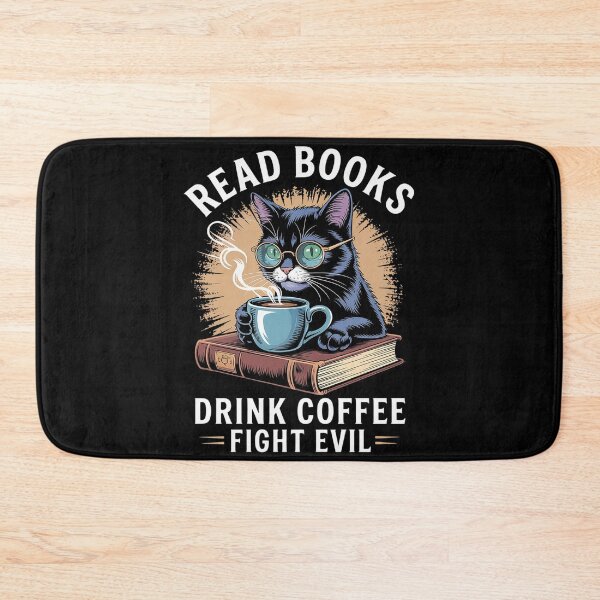 Item preview, Read Books Drink Coffee Fight Evil Book Lover Worm Nerd1  designed and sold by MarryIsMonth.