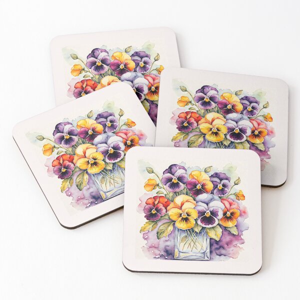 Item preview, Vibrant Pansy flowers #5 designed and sold by Helios Be. Lavsh.