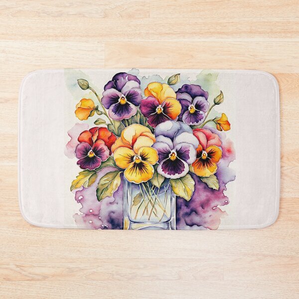 Item preview, Vibrant Pansy flowers #5 designed and sold by Helios Be. Lavsh.