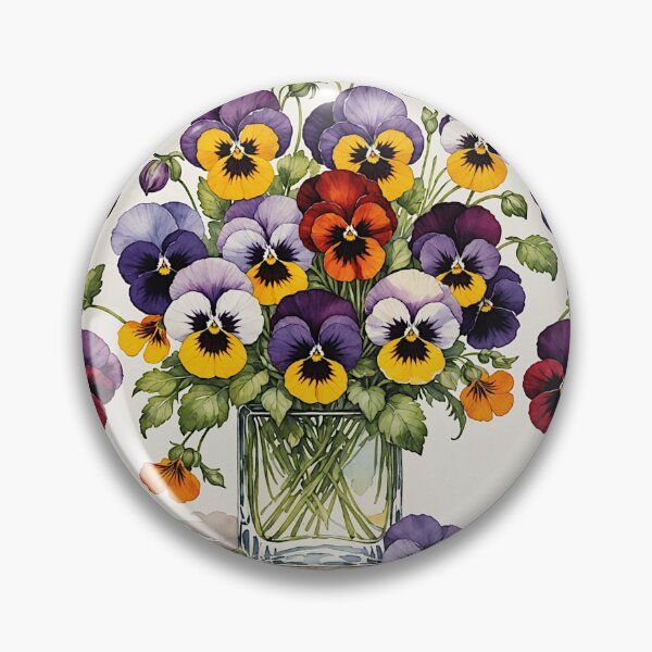 Item preview, Vibrant Pansy flowers #6 designed and sold by Helios Be. Lavsh.
