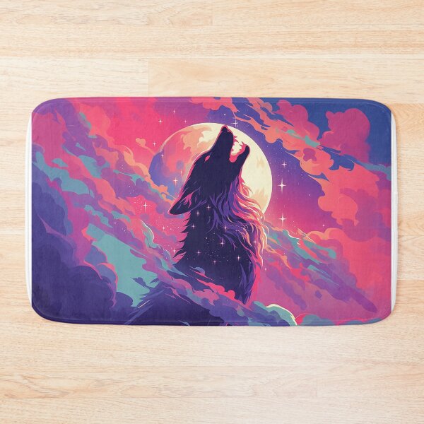 Item preview, Ominous Wolf on Peak with Red Sky designed and sold by Christian Weiss.