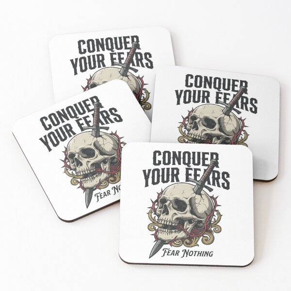 Item preview, Conquer Fear Skull Dagger Artwork designed and sold by tollaru.
