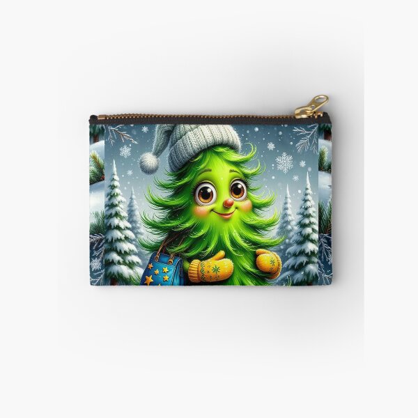 Item preview, Cute Walking Christmas Tree – Adorable Winter Holiday Character designed and sold by AmetistLight.