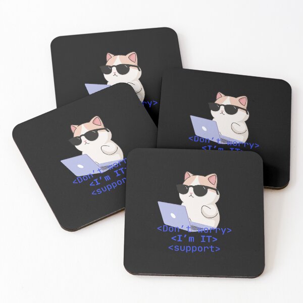 Item preview, Don't Worry I'm IT Support Cat designed and sold by Redlyto.