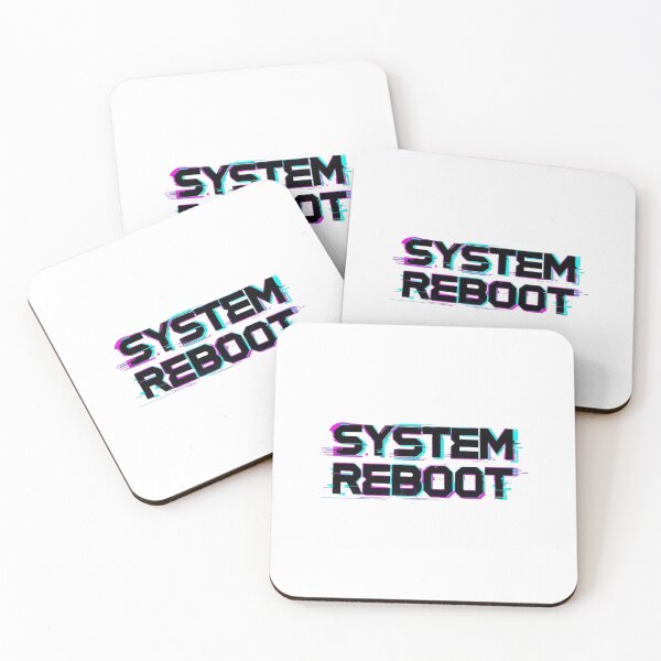 Item preview, SYSTEM REBOOT — Glitch Cyberpunk Y2K Tee designed and sold by EcoArtTees.