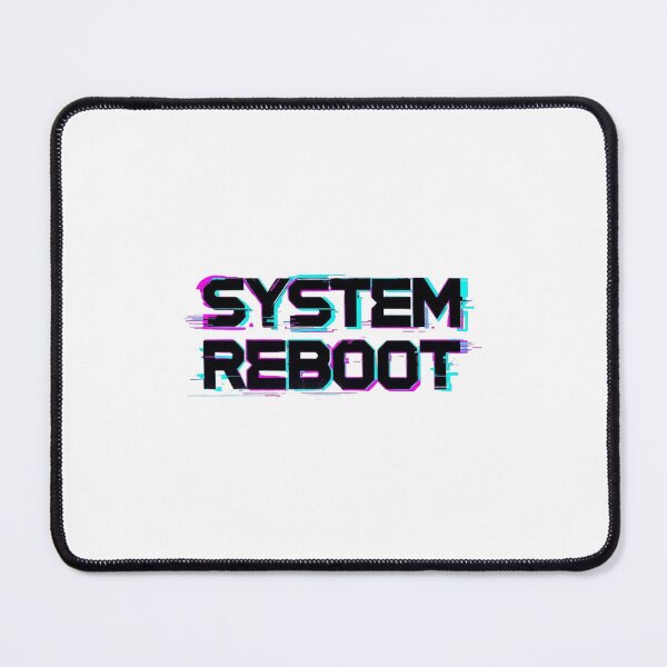 Item preview, SYSTEM REBOOT — Glitch Cyberpunk Y2K Tee designed and sold by EcoArtTees.