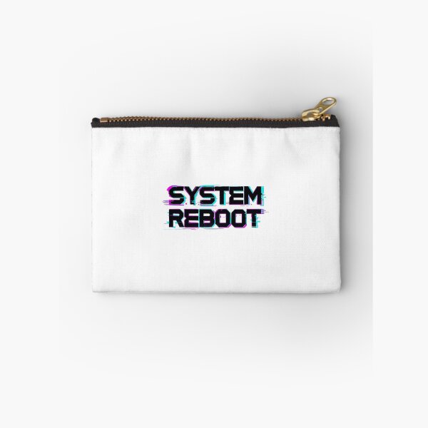 Item preview, SYSTEM REBOOT — Glitch Cyberpunk Y2K Tee designed and sold by EcoArtTees.