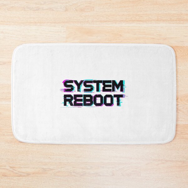 Item preview, SYSTEM REBOOT — Glitch Cyberpunk Y2K Tee designed and sold by EcoArtTees.