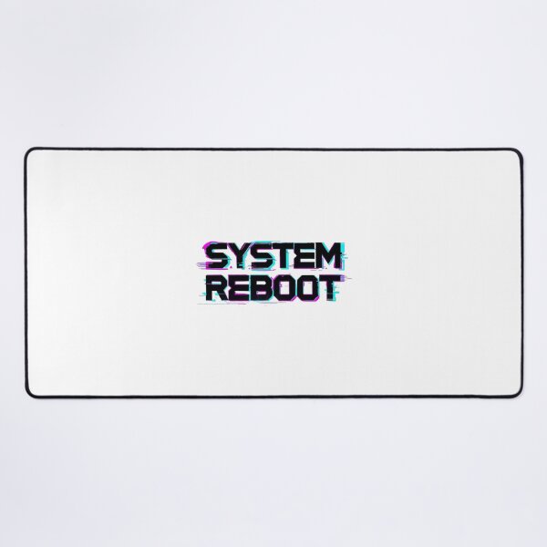 Item preview, SYSTEM REBOOT — Glitch Cyberpunk Y2K Tee designed and sold by EcoArtTees.