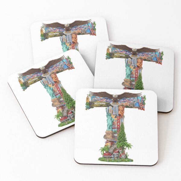 Item preview, The Alphabet of the USA - T designed and sold by Kaleddis.