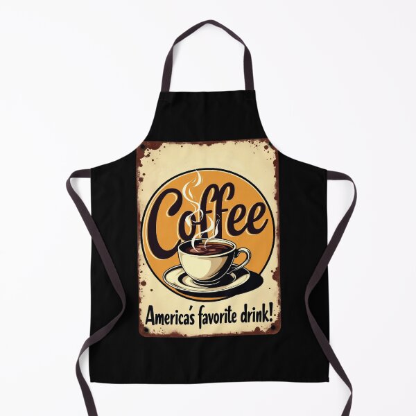 Item preview, Vintage Coffee Sign – Retro Café Artwork designed and sold by DesignsDominus.