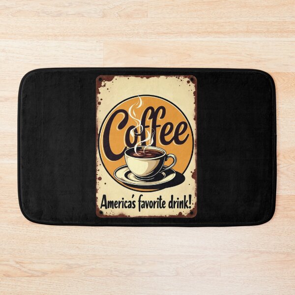 Item preview, Vintage Coffee Sign – Retro Café Artwork designed and sold by DesignsDominus.