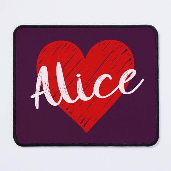 Item preview, Alice Name Red Heart designed and sold by Jeallan Designs.