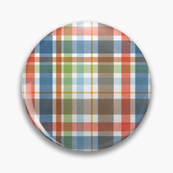 Item preview, Modern Watercolor Colorful Grunge Plaid designed and sold by sasyall.