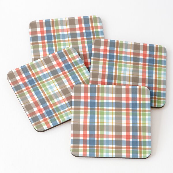 Item preview, Modern Watercolor Colorful Grunge Plaid designed and sold by sasyall.