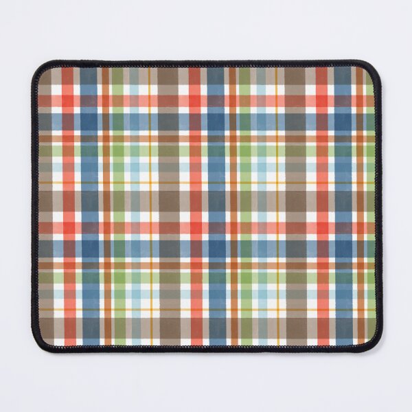 Item preview, Modern Watercolor Colorful Grunge Plaid designed and sold by sasyall.