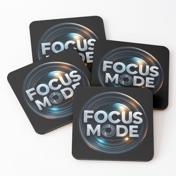 Item preview, Focus Mode - Cinematic Camera Lens Typography designed and sold by MKreative Studio.