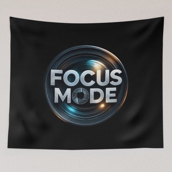 Item preview, Focus Mode - Cinematic Camera Lens Typography designed and sold by MKreative Studio.