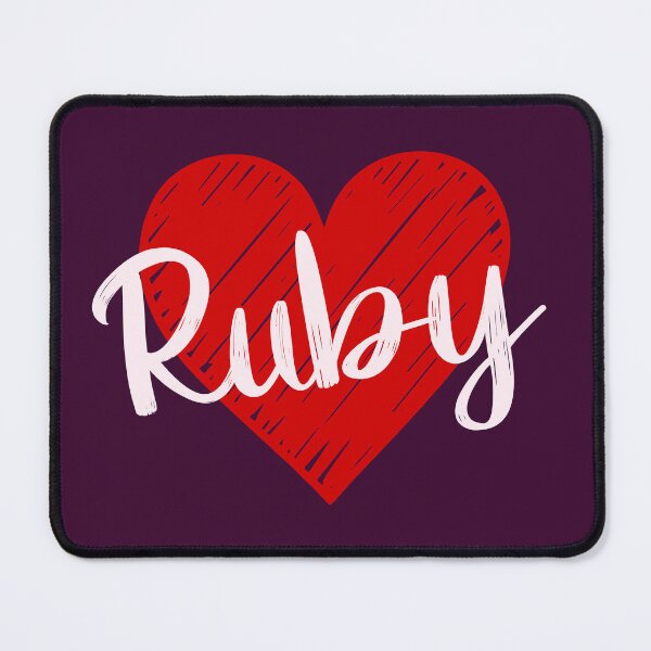 Item preview, Ruby Name Red Heart  designed and sold by Jeallan Designs.