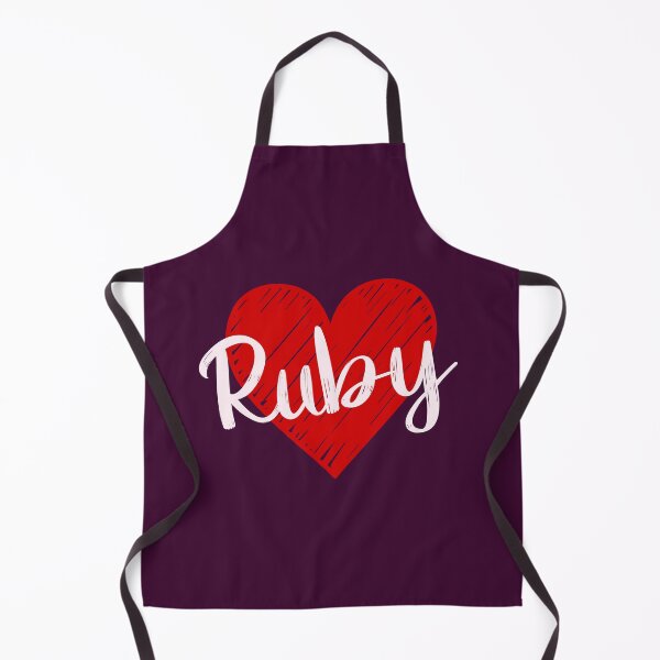 Item preview, Ruby Name Red Heart  designed and sold by Jeallan Designs.