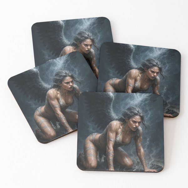 Item preview, Sparkling silver wrapped warrior rocky ground designed and sold by CathryneDelamort.
